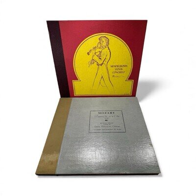 Classical 78 RPM Lot: Mozart M456 & Mendelssohn Violin Concerto (2 Full Sets)