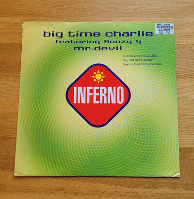 Big Time Charlie Feat Soozy Q - Mr Devil 12" Vinyl Record House Music - Inferno