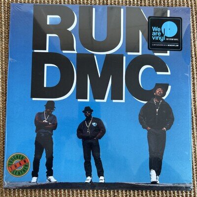 Run DMC "Tougher Than Leather" Vinyl LP Record (New & Sealed) Old Skool Hip Hop