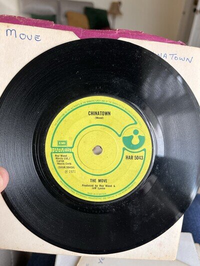 The Move Singles x 3 Vinyl Records