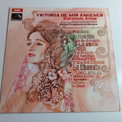 Victoria De Los Angeles / Spanish Orchestra / Zarzuela Arias 1972 VINYL LP / EX