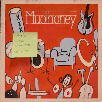 Mudhoney Let It Slide Vinyl Record VG+/VG SP16/155 1991 1st Press