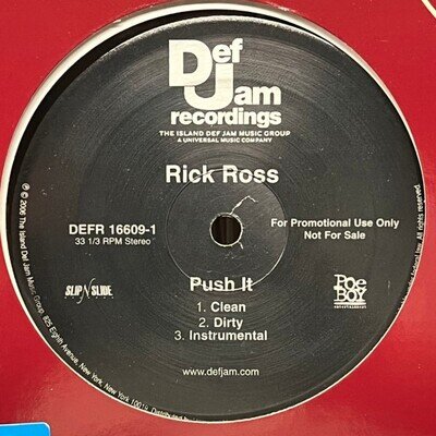 Rick Ross - Push It (12", Promo) (Mint (M)) - 2791475929