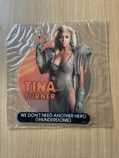 Tina Turner - We Don't Need Another Hero-MAD MAX-7"Shaped PIC picture disc