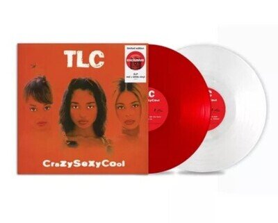 RARE USA TLC CrazySexyCool Exclusive Limited Red & White Colored Vinyl 2XLP