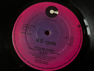 Slave Stellar Fungk / You And Me 1977 UK 12" Single Funk Disco Vinyl EX