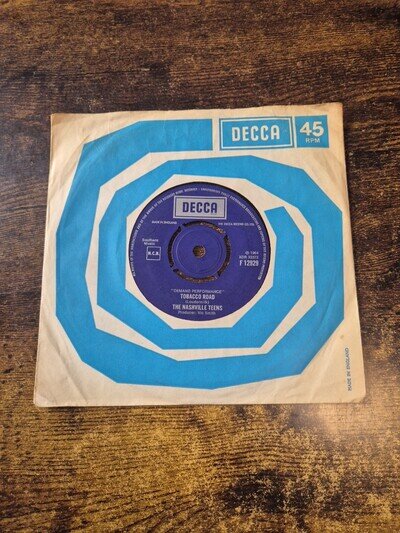 The Nashville Teens - Tobacco Road - Decca - 7" 45rpm - 1st Press - 1969 UK