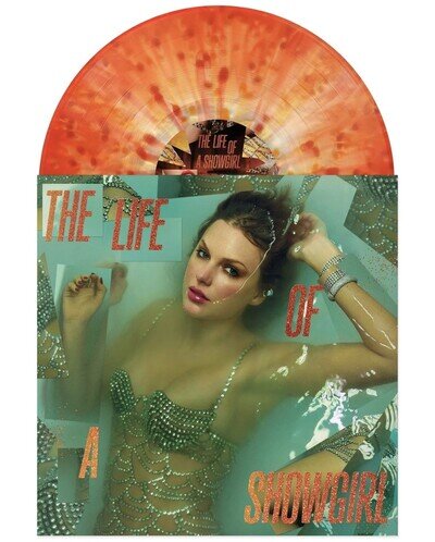 Taylor Swift: The Life of a Showgirl Lit My Sky Up Orange Metallic Vinyl Presale