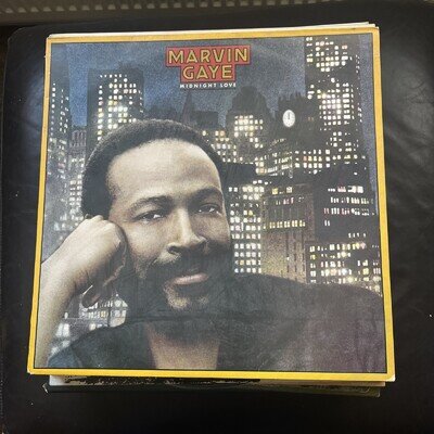 MARVIN GAYE MIDNIGHT LOVE 1982 CBS 85977 ORIGINAL LP VINYL EXCELLENT L@@K !