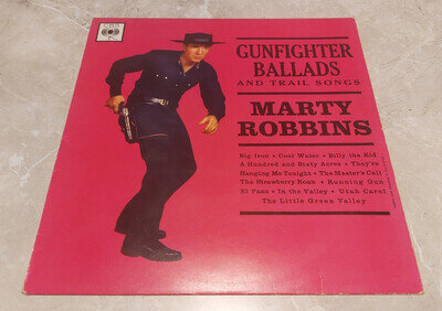 Marty Robbins ‎– Gunfighter Ballads And Trail Songs VINYL LP EXCELLENT