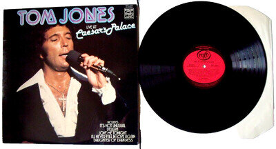 TOM JONES - LIVE AT CAESARS PALACE - Vinyl LP - Played Once - Excellent!