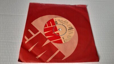 TOM JONES - SAY YOU'LL STAY UNTILL TOMORROW - 7 INCH VINYL RECORD USED