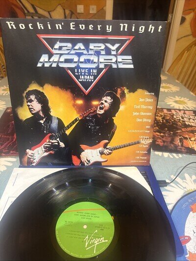 Gary Moore - Rockin' Every Night - Live In Japan - Virgin VIL 6039 - 1983