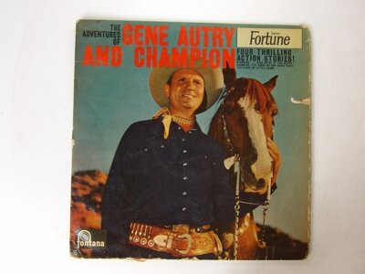 Gene Autry And Champion the Wonder Horse: 4 Stories UK 1959 LP