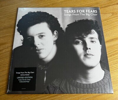 TEARS FOR FEARS - Songs from the Big Chair 2025 VINYL LP (COKE BOTTLE CLEAR)