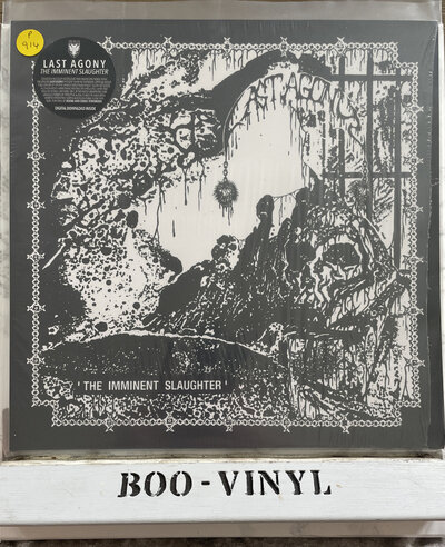 Last Agony - The Imminent Slaughter hardcore vinyl lp record NM / NM CONDITION