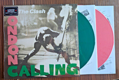 THE CLASH LONDON CALLING GREEN/PINK VINYL ULTRA LIMITED 2016 In Shrink PUNK