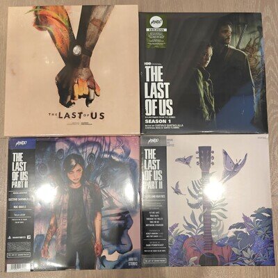 The Last of Us Vinyl 4LP + Part 2 + Covers&Rarities + Season 1- Mondo Color, NEW