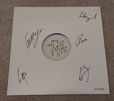 The Last Dinner Party - Fully Signed White Label From The Pyre Vinyl LP Ltd 300