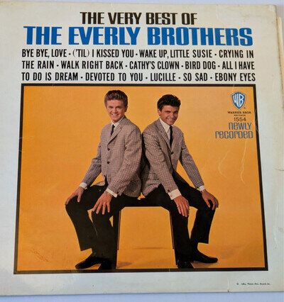 The Everly Brothers Very Best Of UK 1965 Lp Mono W 1554 Vg/Vg