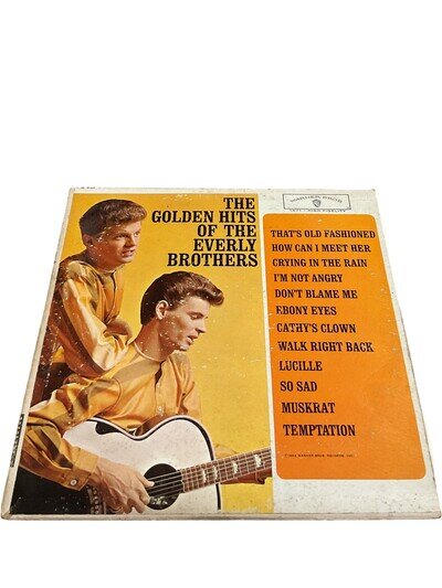The Everly Brothers Vinyl Record LP Golden Hits - Classic Iconic Tracks