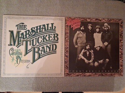 Marshall Tucker Band Carolina Dreams & Together Forever Vynil Albums Mint