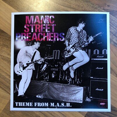 MANIC STREET PREACHERS Theme from MASH 45 7" Vinyl record with unique Sleeve