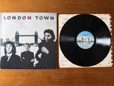 Wings - London Town Vinyl LP Record Inner PAS10012 MPL 1978 Vg+ / Vg+