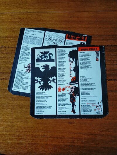 The Stranglers The Raven Inner Sleeve's Only Ex Record Shop Display
