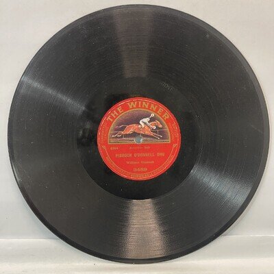 The Winner 78rpm Irish Traditional Accordion Solo William Hannah Vintage Record