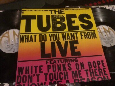 THE TUBES LIVE DOULE LP A1/B1/C1/D1 1st UK PRESS IN EXCELLENT CONDITION
