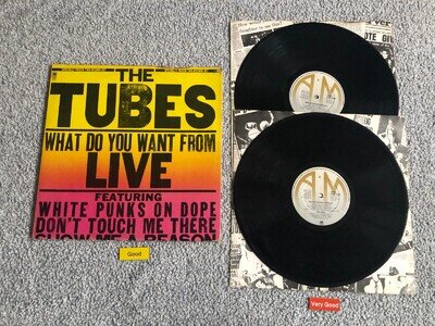 The Tubes - What Do You Want From Live - UK A&M 2xLP 1978 - G/VG