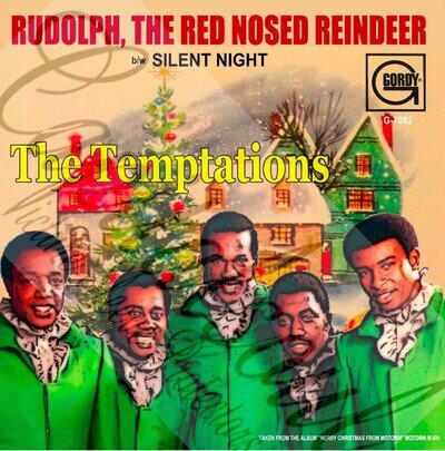 60S US SEASONAL MOTOWN GORDY THE TEMPTATIONS RUDOLPH RED NOSED PICTURE SLEEVE