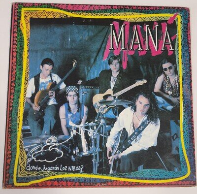 Mana Donde Jugaran Los Niños Lp Vinyl 1993 Rock Latin Pop Venezuela