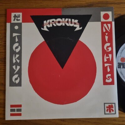 Krokus – Tokyo Nights 1980 Ariola Records 7” Hard Rock EX/EX