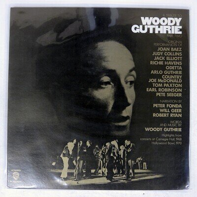 VA A TRIBUTE TO WOODY GUTHRIE PART TWO WARNER P8202W Japan VINYL LP