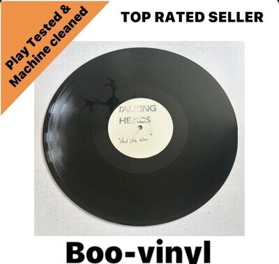 Talking Heads – And She Was ~ 12” Vinyl Record Promo White Label EX
