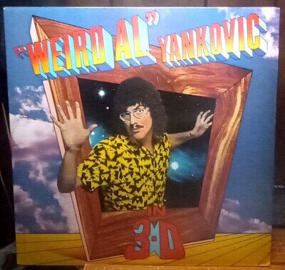 Weird Al Yankovic In 3-D Record Comedy Parody Rock Vinyl LP FZ-39221 Eat It NM