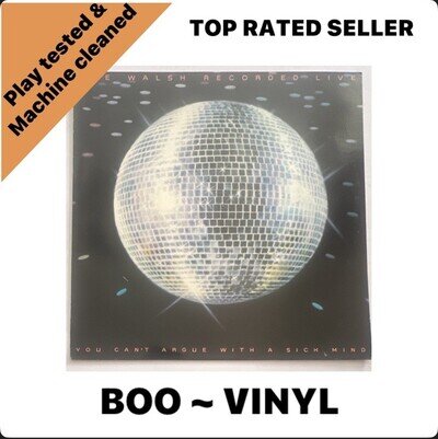 Joe Walsh – You Can't Argue With A Sick Mind (Recorded Live) Vinyl Record EX/VG+