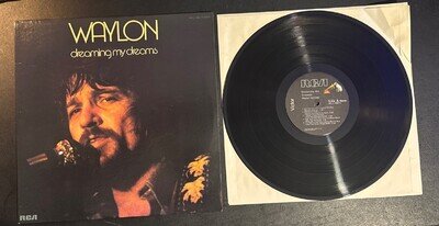 Waylon Jennings -Dreaming My Dreams 1975 RCA Records APL1-1062 Vinyl LP country