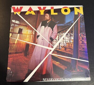 Waylon Jennings 'Never Could Toe the Mark' US Original Vinyl LP country SEALED