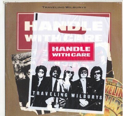TRAVELING WILBURYS - HANDLE WITH CARE - 12" VINYL SINGLE (with poly bag)
