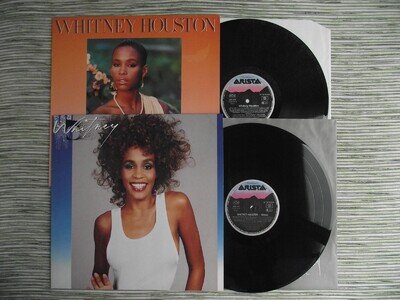 Whitney Houston - Whitney Houston & Whitney - original 1980's vinyl albums