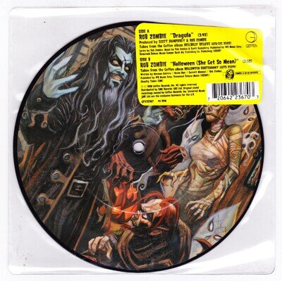 Rob Zombie – Dragula / Halloween 7" Pic Disc