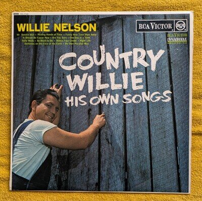 Willie Nelson - Country Willie His Own Songs VINYL LP RARE RCA Victor