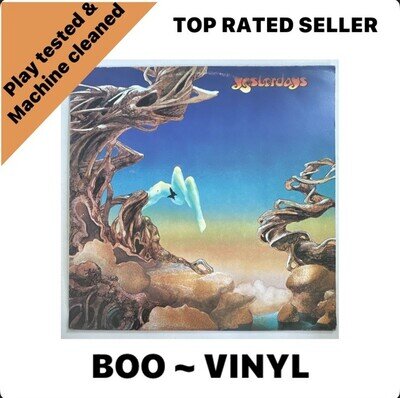 Yes Yesterdays Rare Greek Issue Vinyl LP Album 1975 Atlantic Records EX / VG+