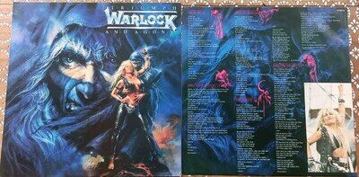 Warlock - Triumph And Agony Vinyl LP (Vertigo 1987)