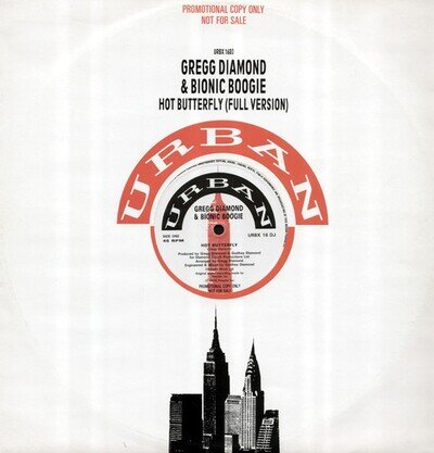 Gregg Diamond & Bionic Boogie - Hot Butterfly - UK Promo 12" Vinyl - 1988 - U...