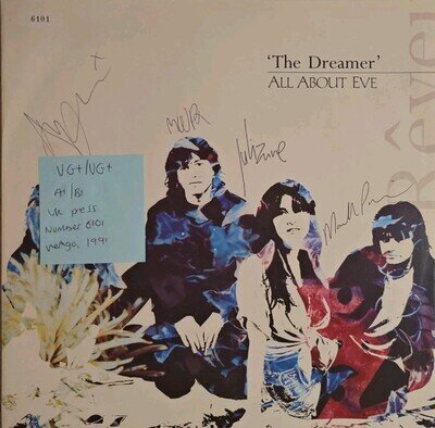 All About Eve The Dreamer Vinyl Record VG+/VG+ EVENX16 1991