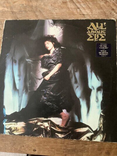 ALL ABOUT EVE SELF-TITLED VINYL ALBUM RECORD LP 1st PRESS 1988 +INNER EXCELLENT
